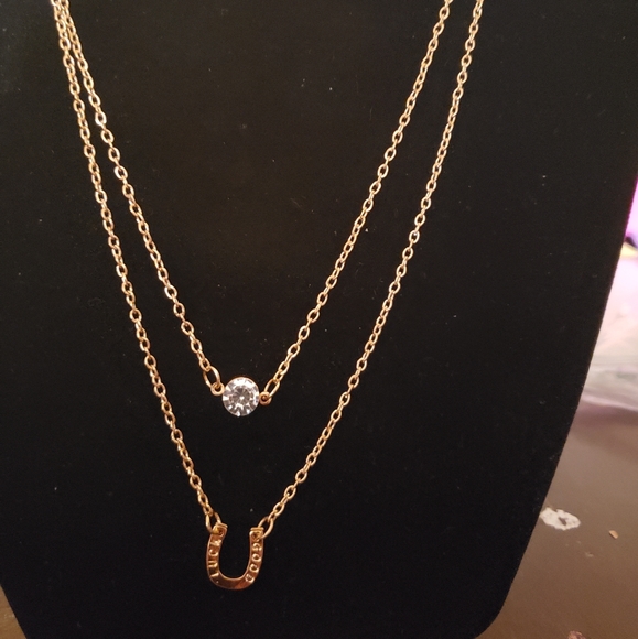 Jewlery Gold Toned 2 strand - Picture 1 of 2